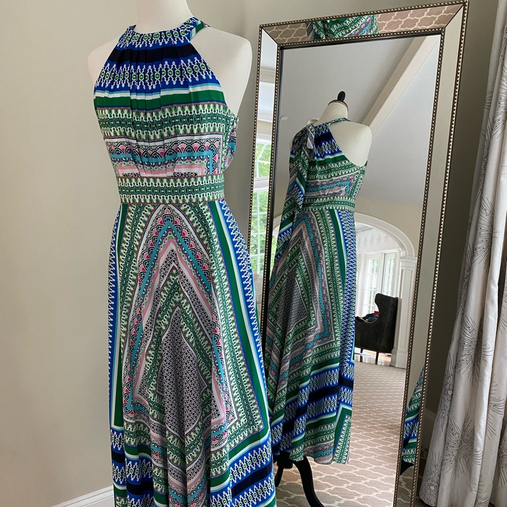 Eliza J Maxi Halter Maxi Dress